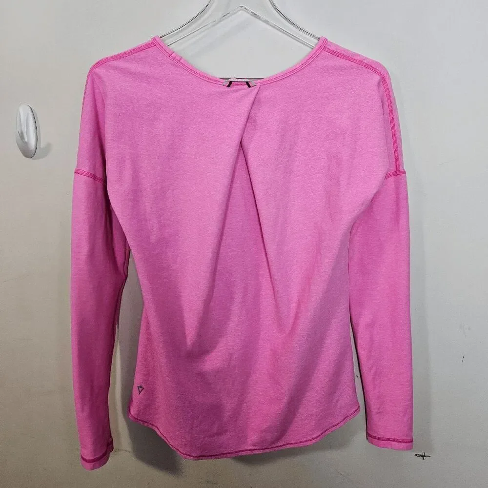 Ivivva Girls Long Sleeve Activewear Top Neon Pink Size 14 Womens XS